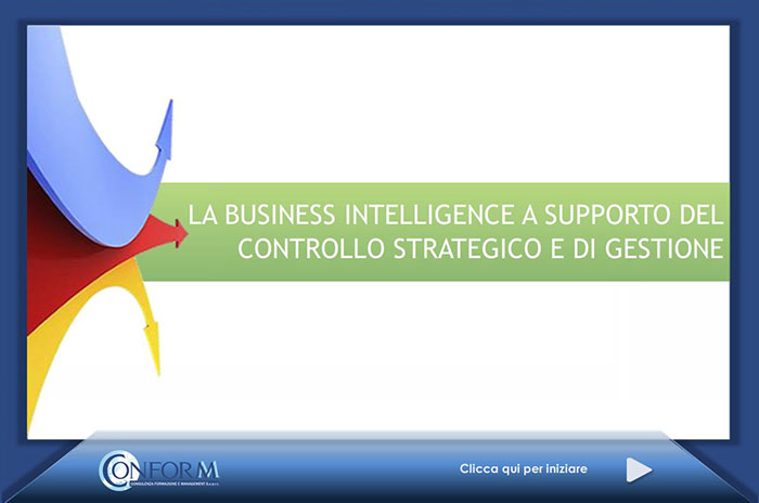 La business intelligence a supporto  del controllo strategico e di gestione